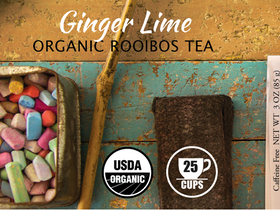 Ginger Lime Organic Rooibos Tea - BTJ