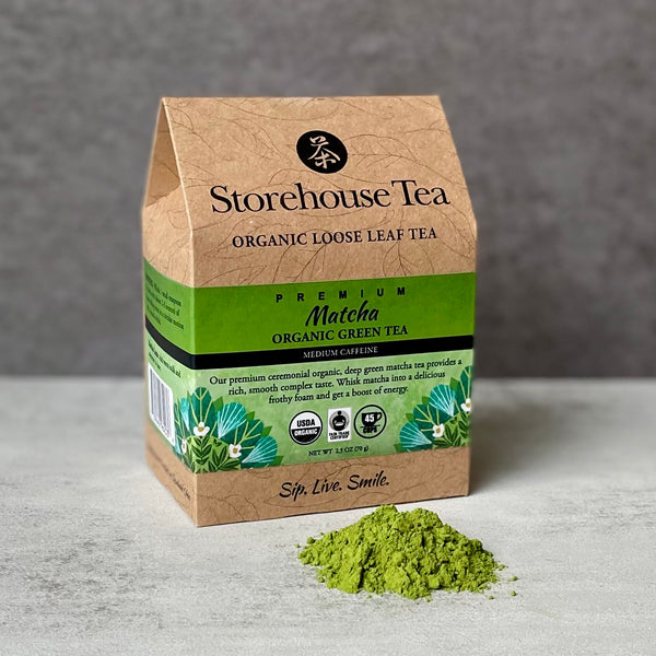Matcha, Premium Ceremonial Organic Green Tea