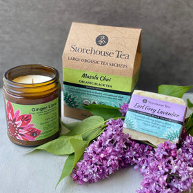 Storehouse Tea Self Care Gift Set: Choose from 4 varieties of Candles, Soaps & Sachets to create your own custom gift for Mom