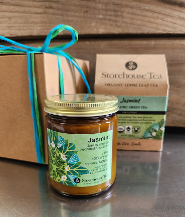 Handmade Organic Jasmint Tea Candle