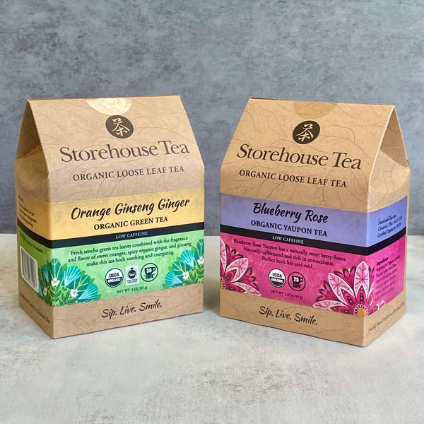 Energizing  Organic Loose Leaf Tea Bundle