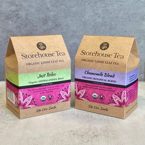 Just Relax and Chamomile Organic Tea Bundles