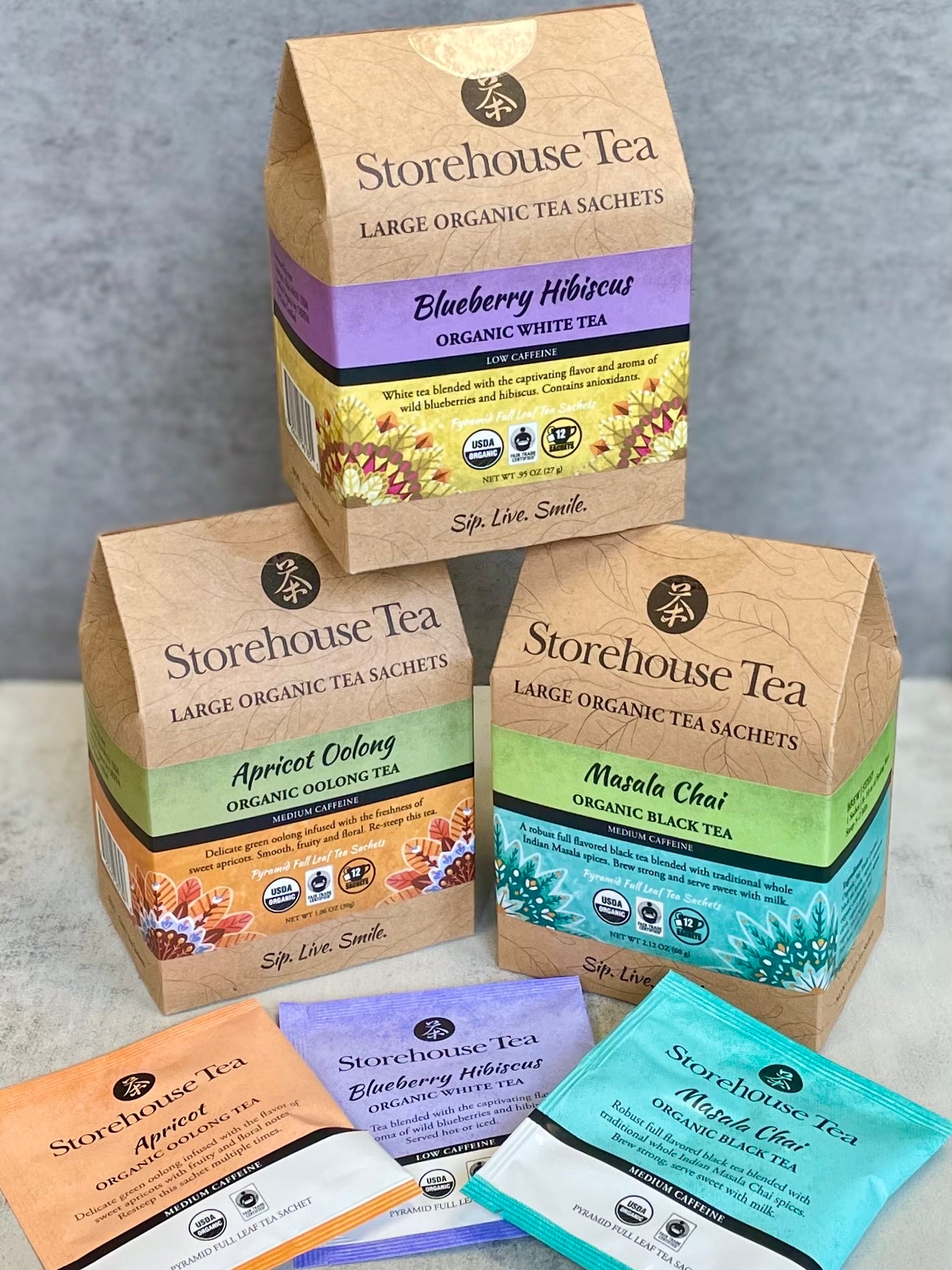 Tea Shashes Organic Tea Sachet Favorites Bundle | Storehouse Tea