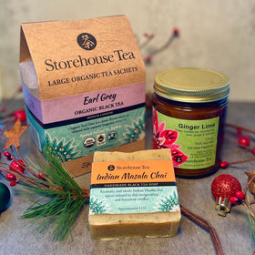 Storehouse Tea Self Care Gift Set: Choose from 4 varieties of Candles, Soaps & Sachets To Create A Custom Gift