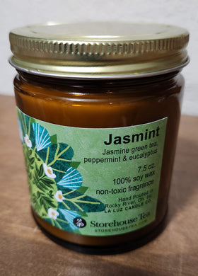 Handmade Organic Jasmint Tea Candle