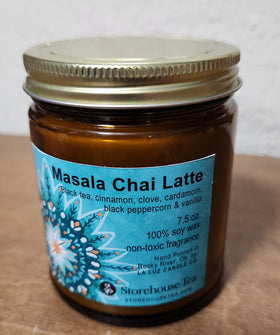 Handmade Organic Masala Chai Latte Tea Candle