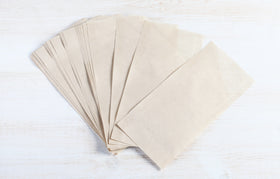Large Natural Fiber Disposable Tea Filters (100 Qty)